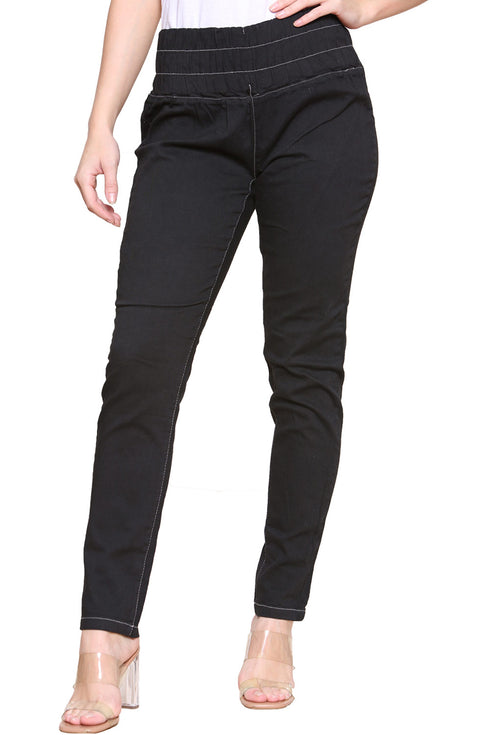 Women's Slim Fit Pants with Elastic Waistband – Comfortable & Stylish Everyday Wear