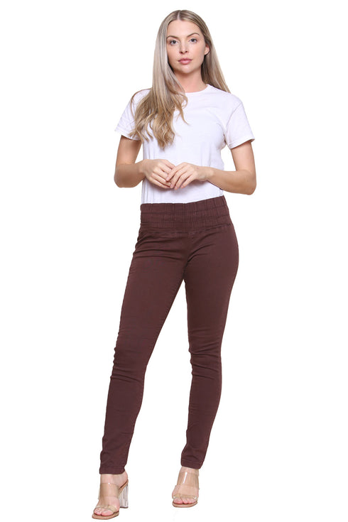 Women's Slim Fit Pants with Elastic Waistband – Comfortable & Stylish Everyday Wear