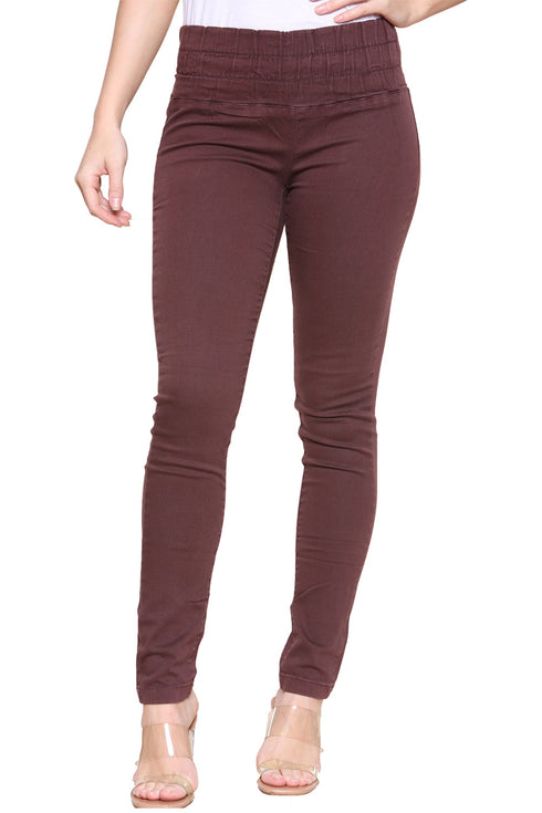 Women's Slim Fit Pants with Elastic Waistband – Comfortable & Stylish Everyday Wear
