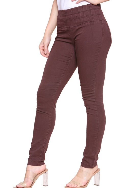 Women's Slim Fit Pants with Elastic Waistband – Comfortable & Stylish Everyday Wear