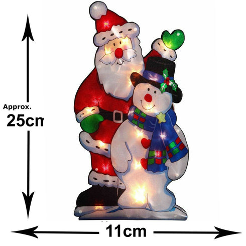 Christmas Silhouette Window decoration with LED Lights