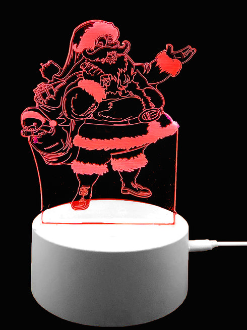 3D Illusion Night Lamp Santa