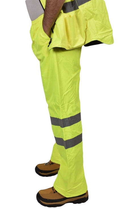 Hi Viz Yellow Padded Trousers