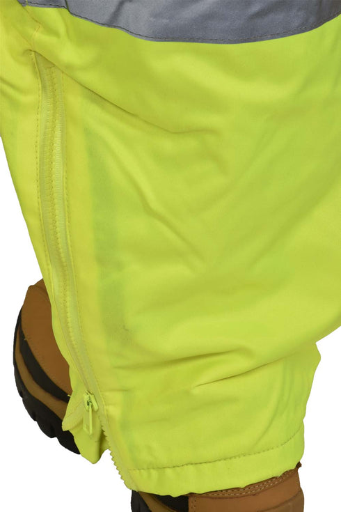 Hi Viz Yellow Padded Trousers