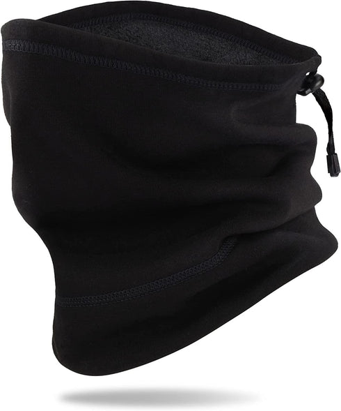 Unisex Fleece Neck Warmer – Winter Thermal Face Cover & Gaiter Scarf