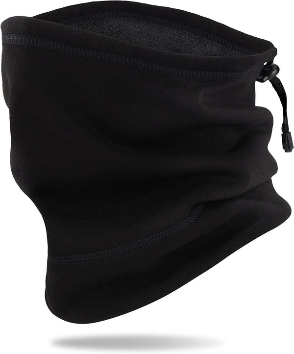 Unisex Fleece Neck Warmer – Winter Thermal Face Cover & Gaiter Scarf
