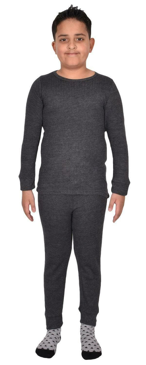 Kids Long John's Long Sleeve Thermal Underwear Set