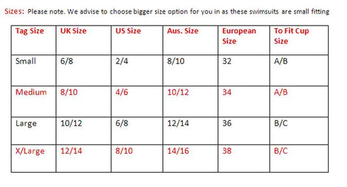 Womens Padded One Piece Bikini Suit