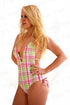 Womens Padded One Piece Bikini Suit