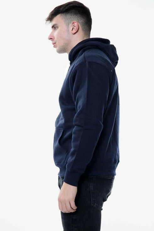 Mens Plain White Cords Hoodie
