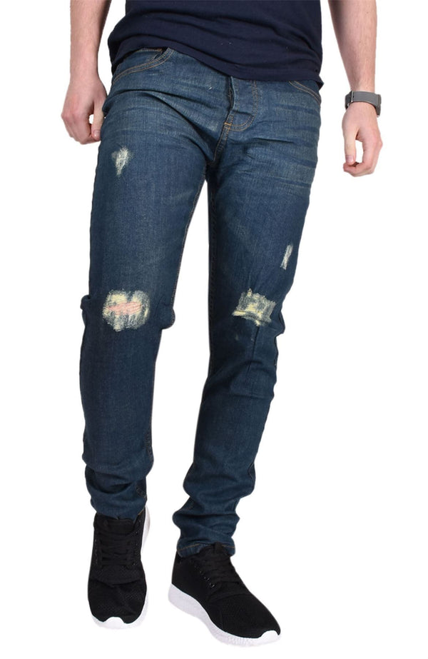 Men’s Distressed Slim Fit Jeans