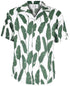 Mens Green Leaf Hawaiian Shirts