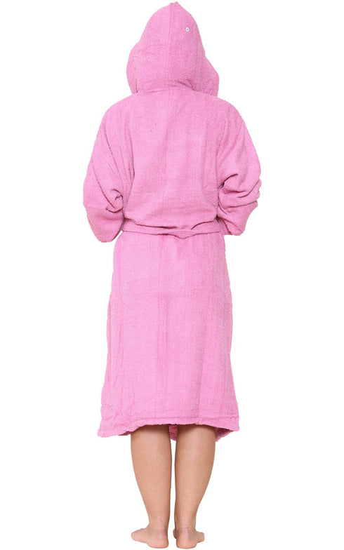 Cotton Towel Hooded Bath Robe