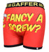 Gaffer Novelty Men’s Boxer Shorts – Fancy A Screw Funny Print