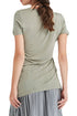 Womens Longline Silhouette Plain T Shirt