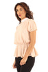 Ladies Collared Peplum Top