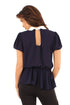 Ladies Collared Peplum Top