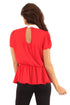 Ladies Collared Peplum Top