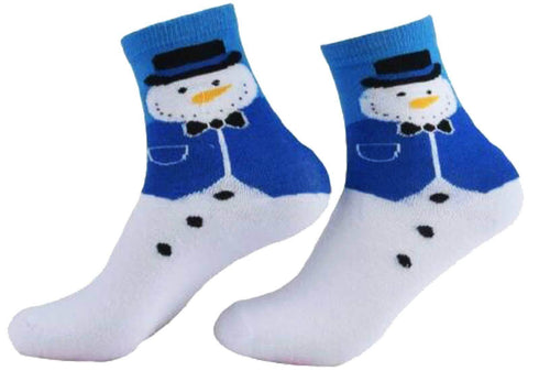 3 Pack Kids Polycotton Christmas Socks