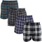 4 Pack Assorted Men Woven Check Boxer