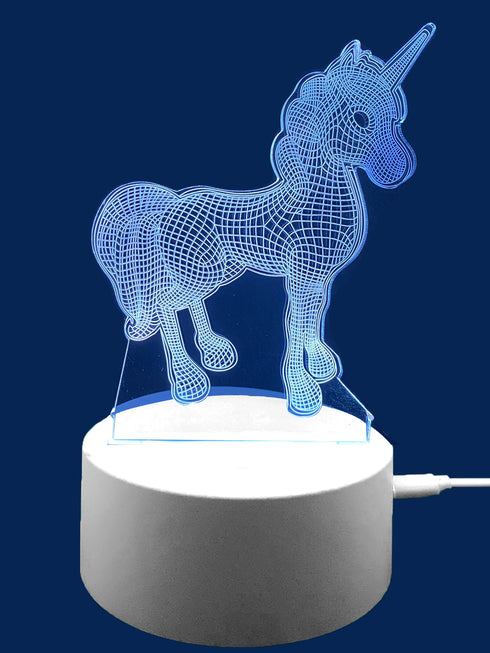 3D Illusion Night Lamp Unicorn