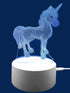 3D Illusion Night Lamp Unicorn