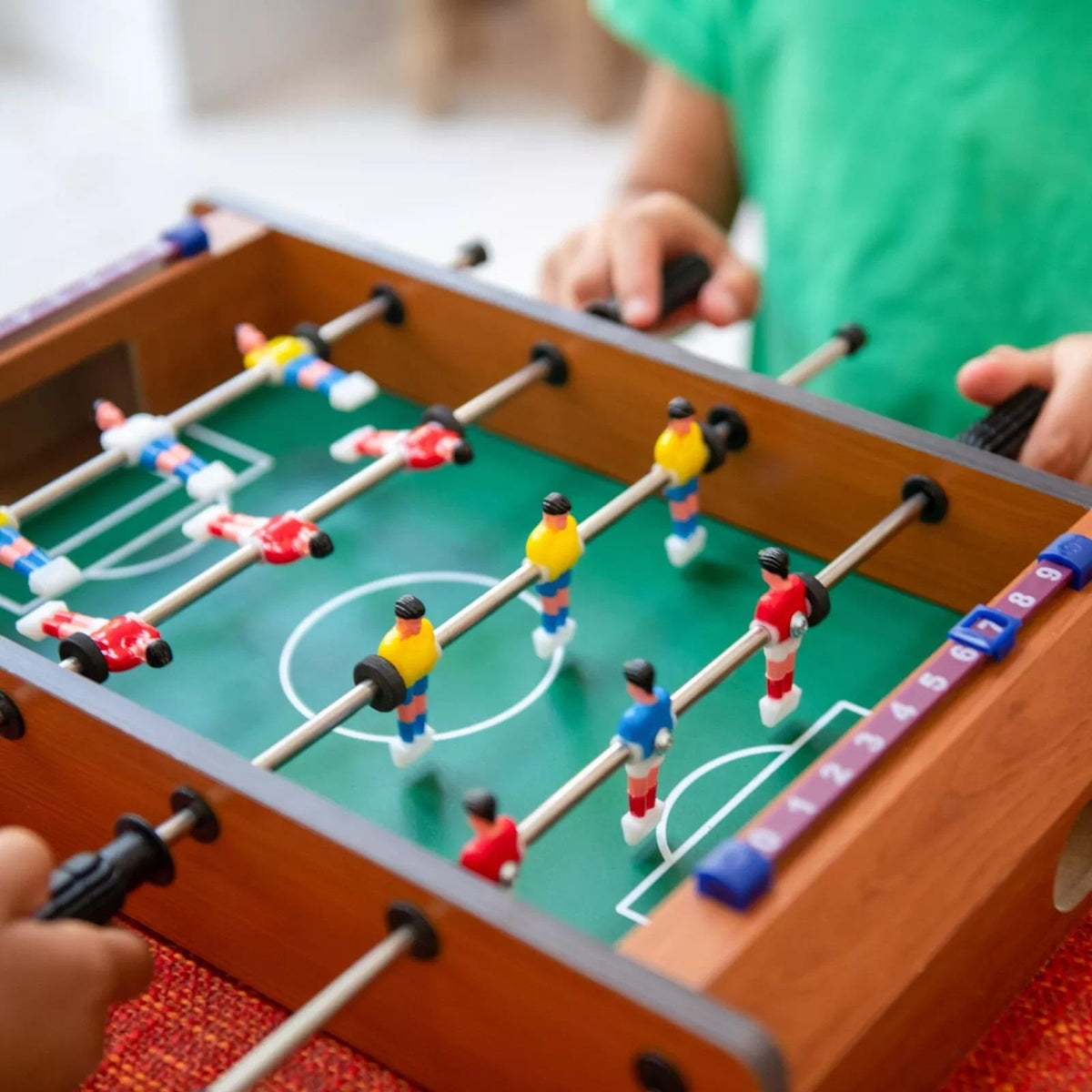 Mini Tabletop Foosball Game for Kids – Portable Indoor Toy – 5poundstuff