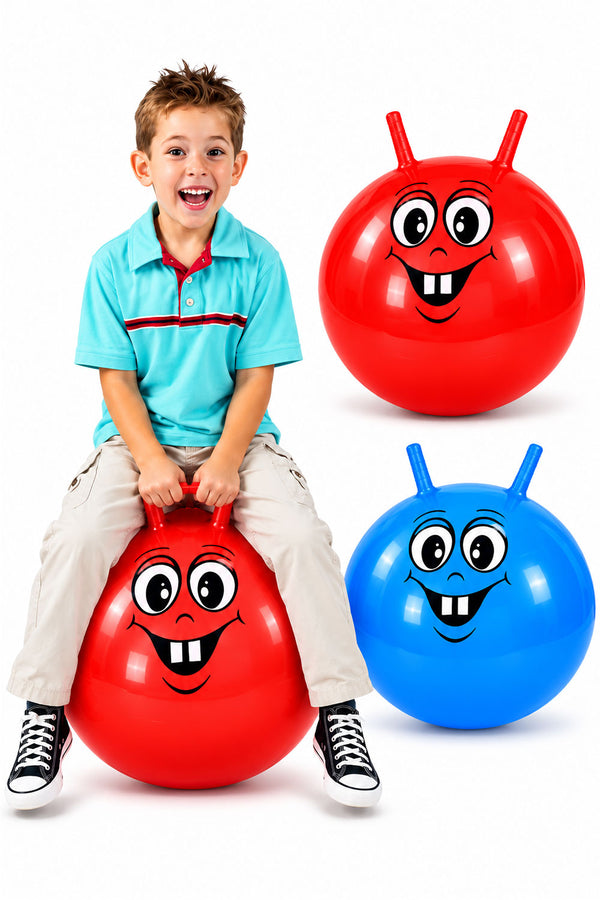 Kids 18" Inflatable Space Hopper Ball with Handles