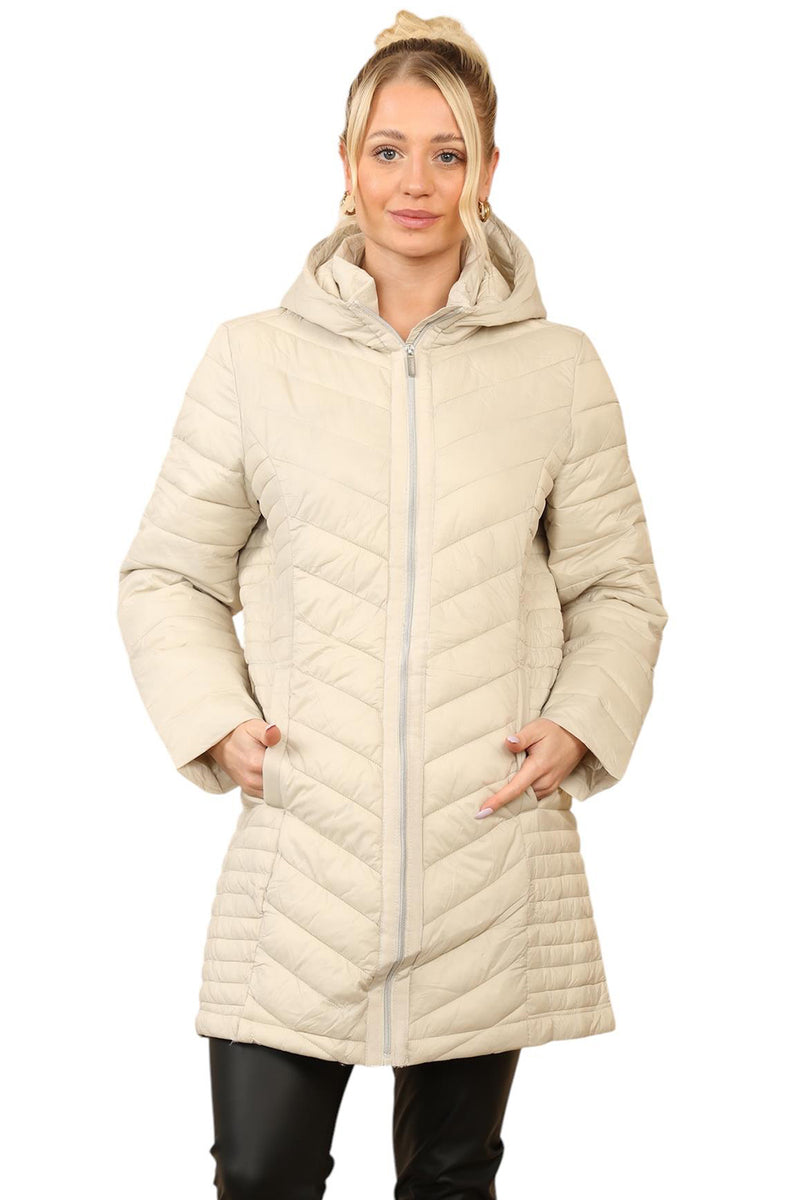 Hooded Puffer Jacket for Women