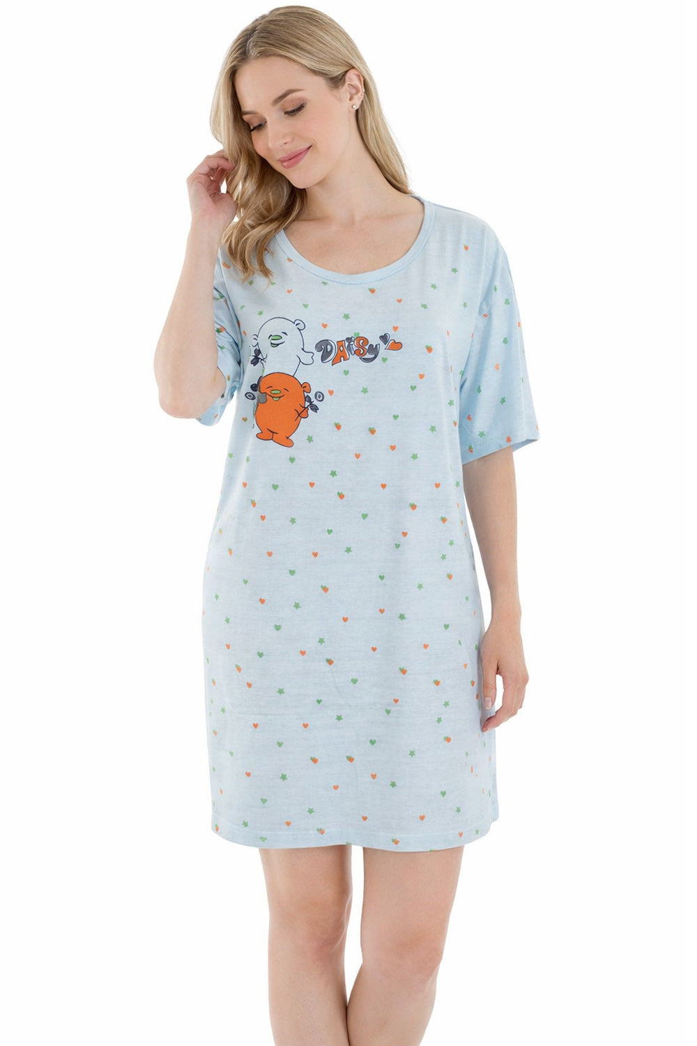Short Sleeve Daisy Comfy Night Shirt