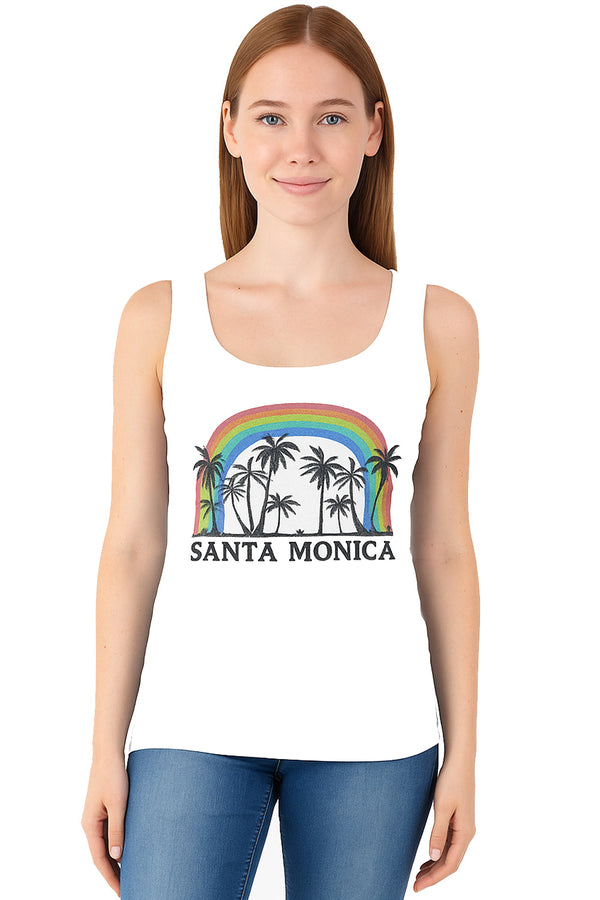 Women’s Slogan Print Racer Back Vest Top