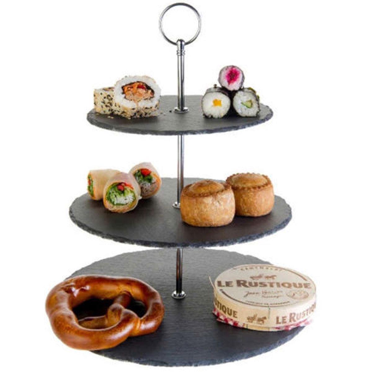 3 Tier Slate Cake Stand