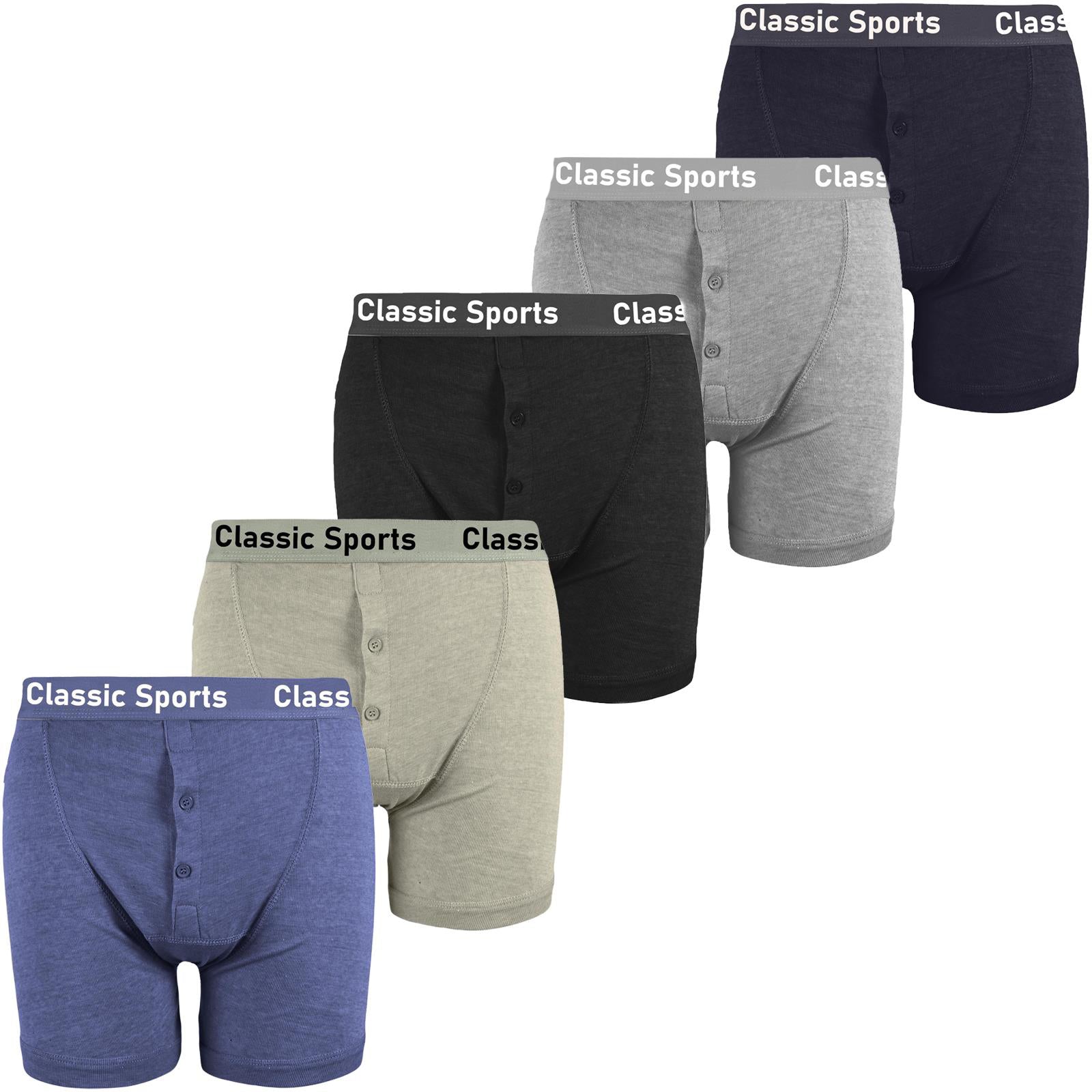 6 Pack Polycotton Boxers