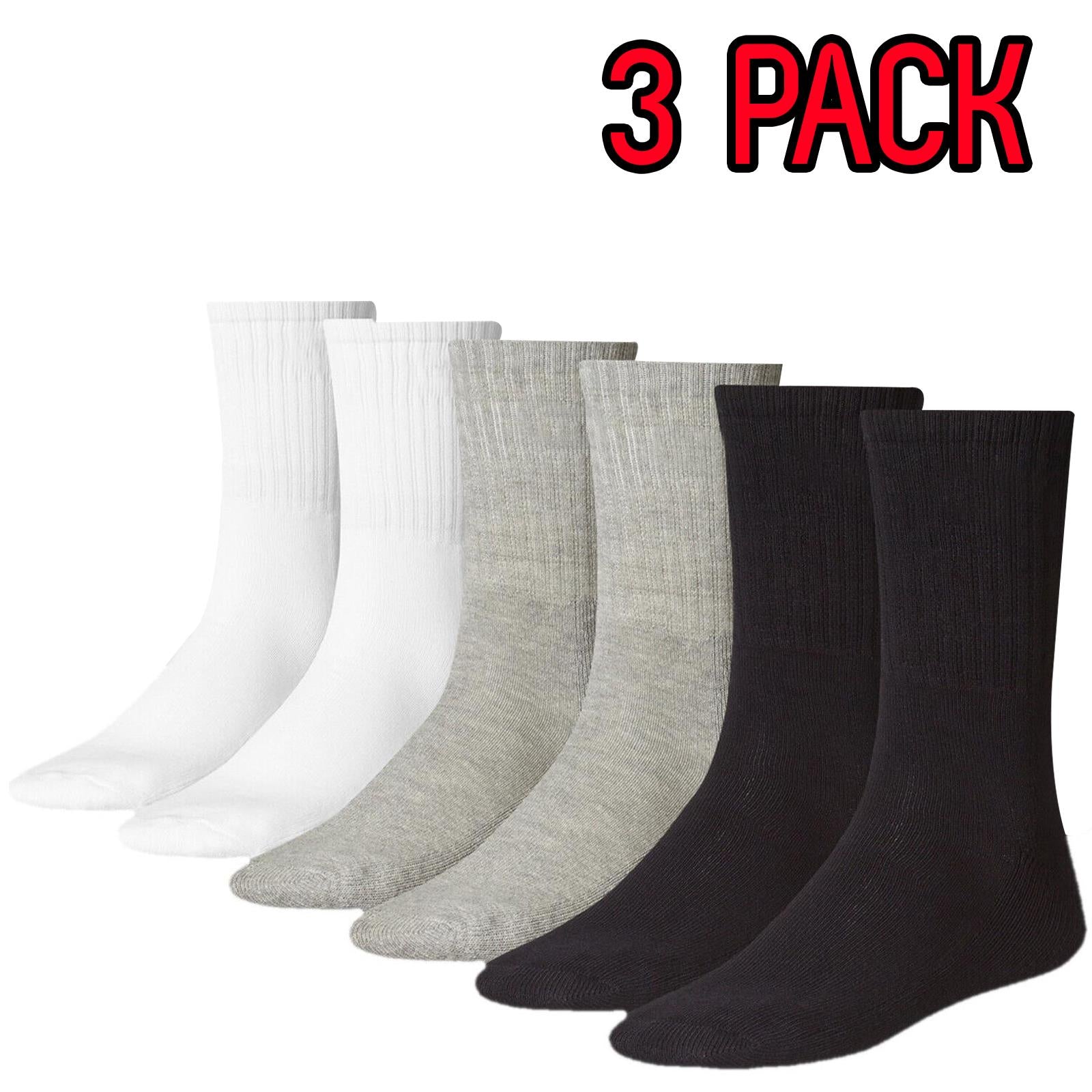 Polycotton Sports Socks Pack 3