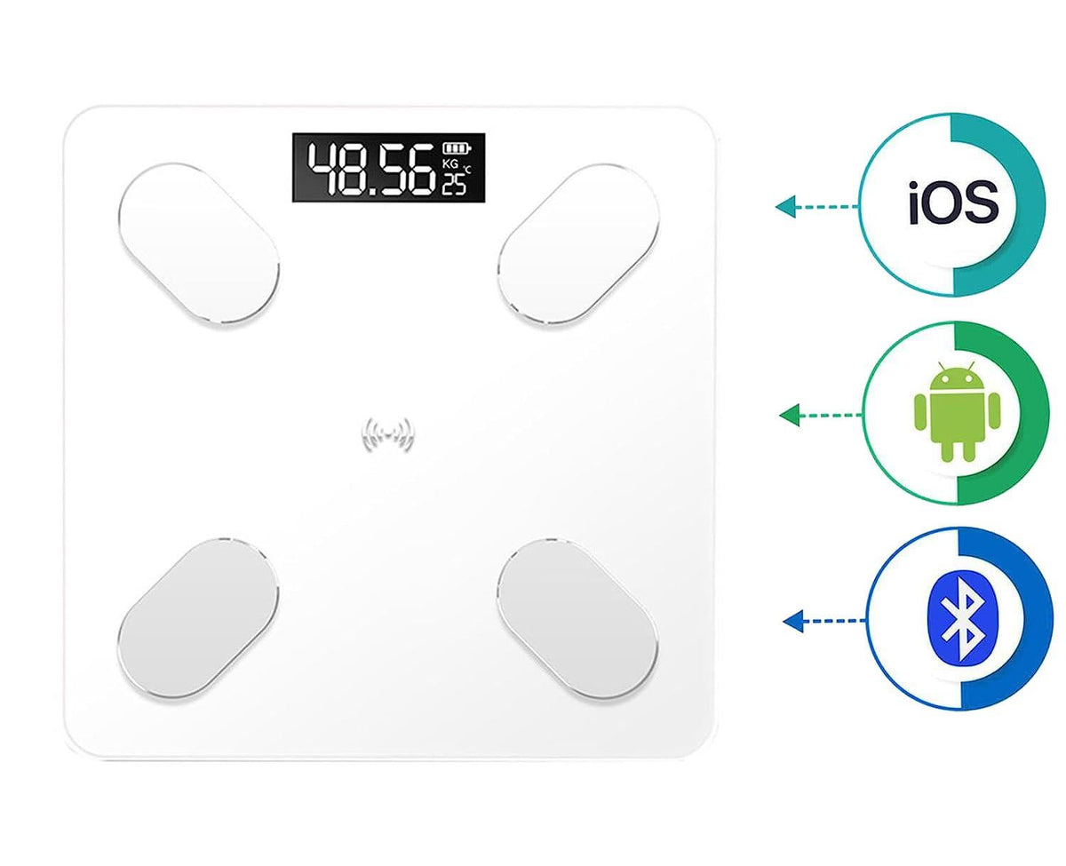 Bluetooth Smart Bathroom Scale with Body Tracking – 5poundstuff