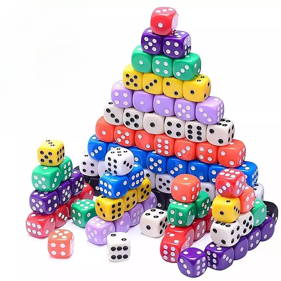 Six Sided Spot Dice Board Games