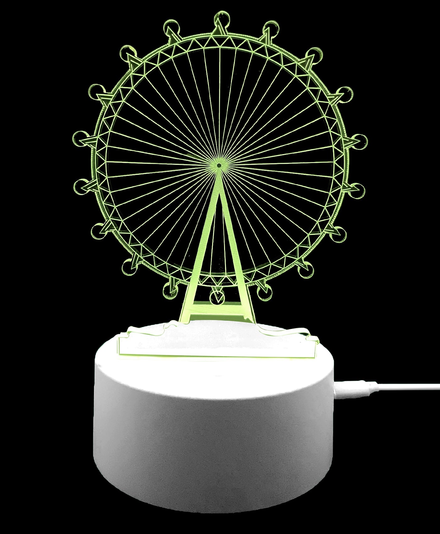 London Eye 3D Illusion LED Night Lamp 7 Changing