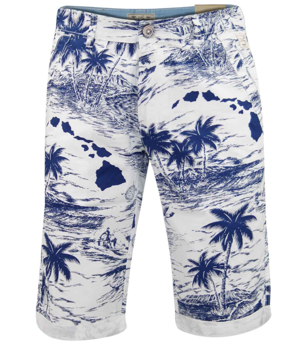 Mens Printed Hawaiian 3/4 Rich Shorts – 5poundstuff