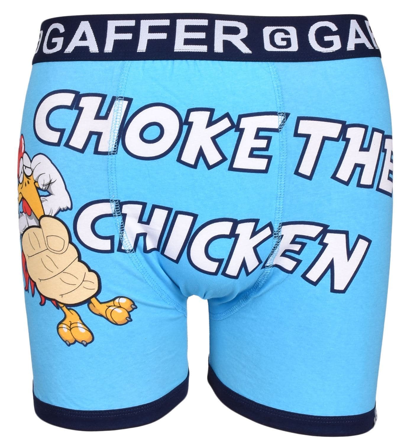 Gaffer Novelty Boxer Shorts – Choke Chicken Funny Print